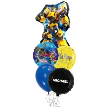 Transformers Bumblebee Balloon Bouquet