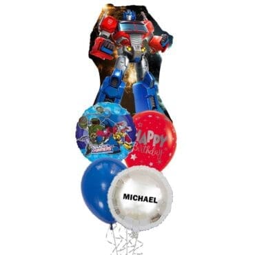 Transformers Optimus Prime Balloon Bouquet