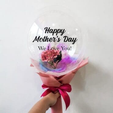 12 inch Customize Flower Balloon Hand Bouquet