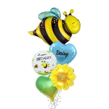 Honey Bee Birthday Balloon Bouquet