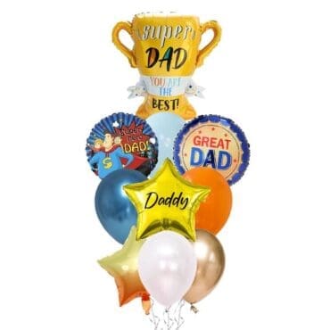 XL The Best Super Dad Balloon Bouquet