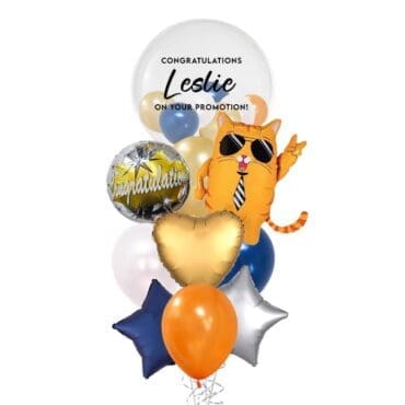 XXL Congrats Cool Cat Balloon Bouquet