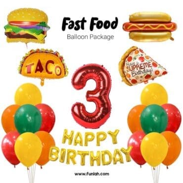 Fast Food Balloon Package