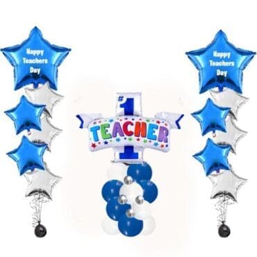 Number 1 teachers Day Balloon package