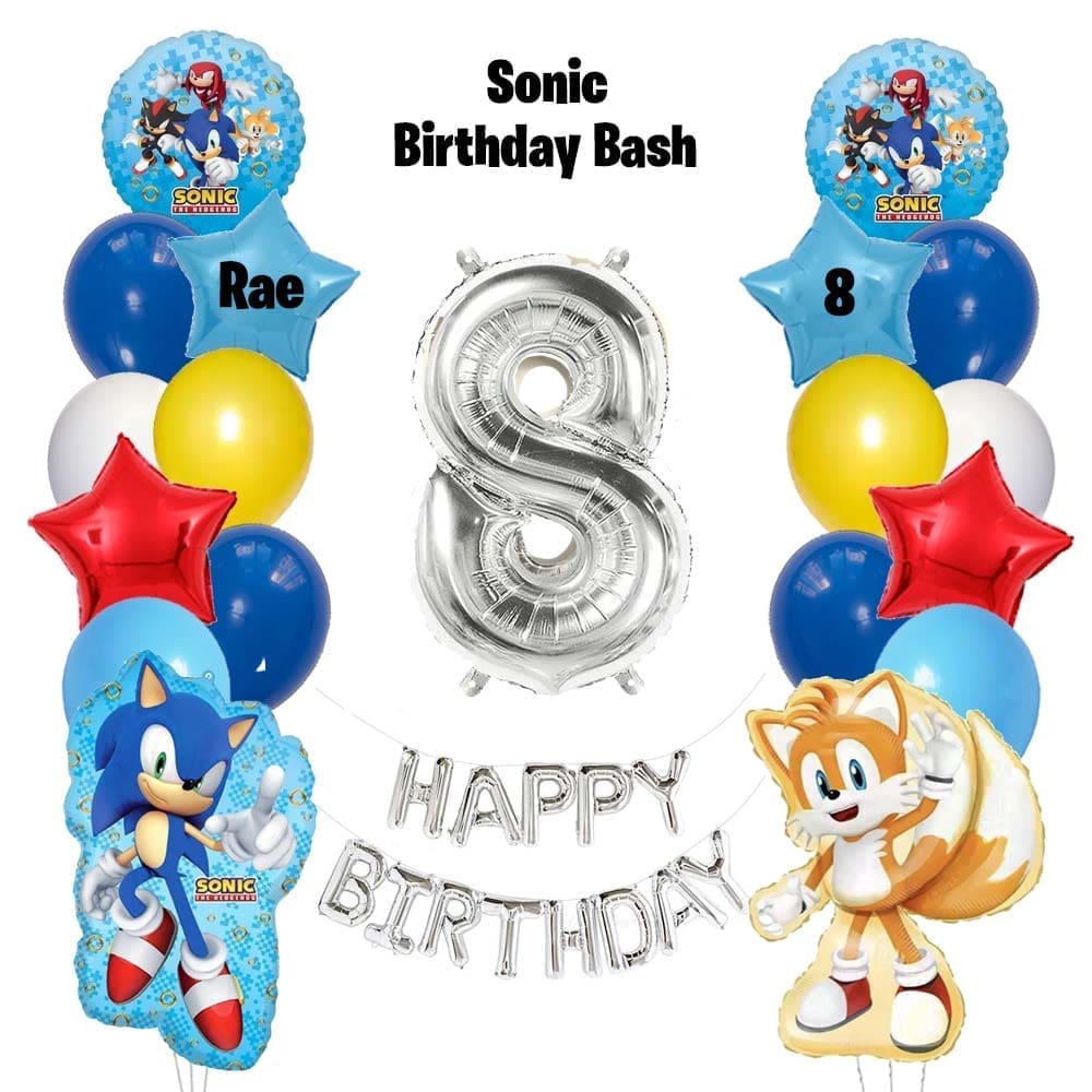 Sonic Birthday Bash Balloon Package