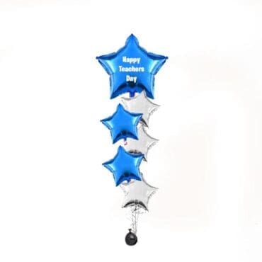 Teachers Day Layer Star Balloon Bouquet