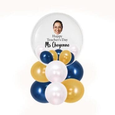 Teachers Day Picture Balloon Centerpiece