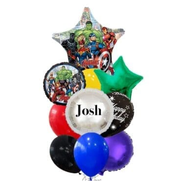 Avenger Unite Happy Birthday Grand Balloon Bouquet