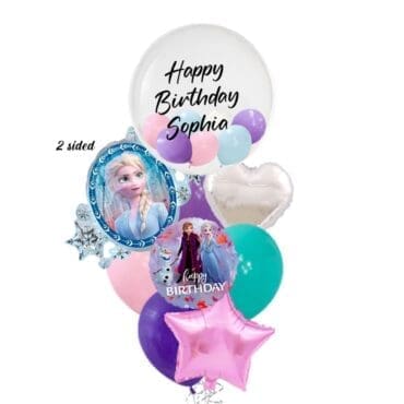 Frozen 2 Deluxe Birthday Balloon Bouquet