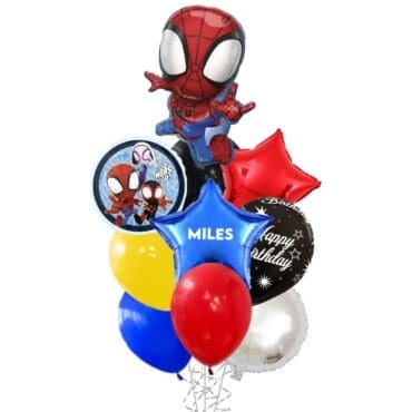 Spidey and Friends Spiderman Sling Happy Birthday Grand Balloon Bouquet