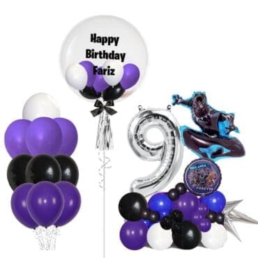 Black Panther Deluxe Celebration Balloon Package