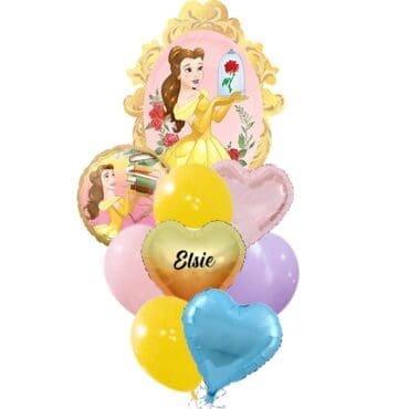 Disney Princess Belle Bell Jar Happy Birthday Grand Bouquet