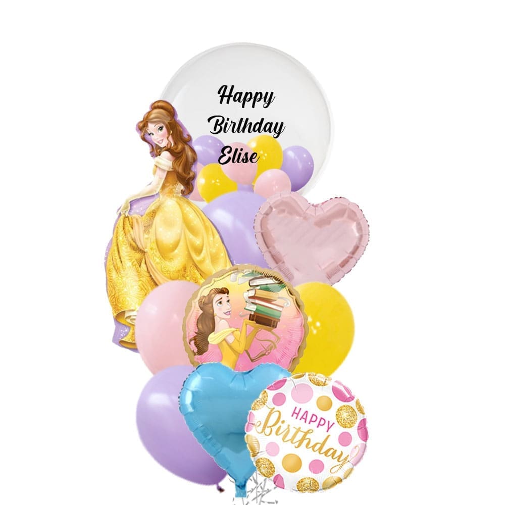 Disney Princess Belle Happy Birthday Deluxe Bouquet