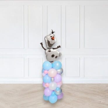 Frozen olaf Balloon Centerpiece