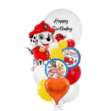 Paw Patrol Marshall Happy Birthday Deluxe Bouquet