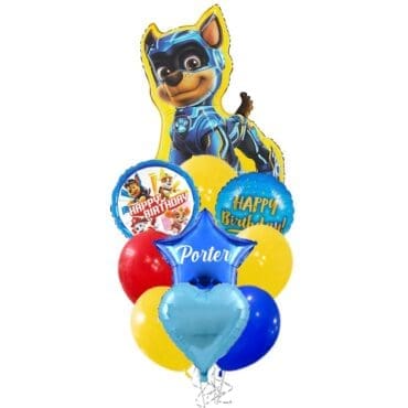 Paw Patrol Mighty Movie Chase Happy Birthday Grand Bouquet