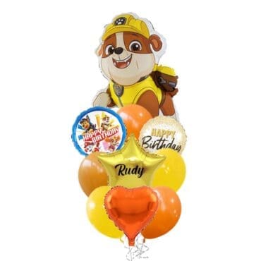 Paw Patrol Rubble Happy Birthday Grand Bouquet