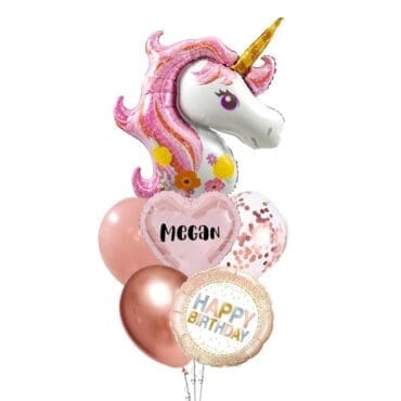 Princess Unicorn Balloon Bouquet