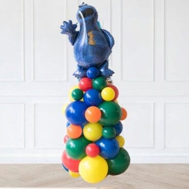 Sesame Street Cookie Monster Standing Balloon Column Centerpiece