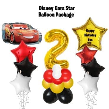 Star Balloon Package - Disney Cars
