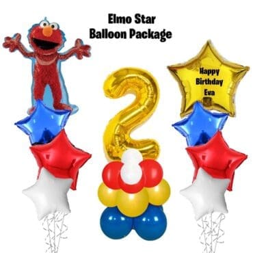 Star Balloon Package - Sesame Street Elmo