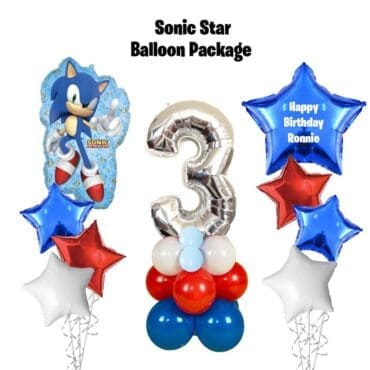 Star Balloon Package - Sonic
