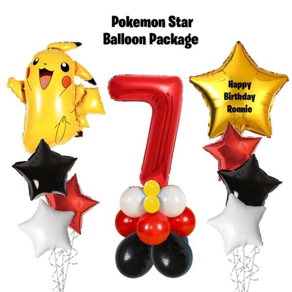 Star Balloon Package - pokemon