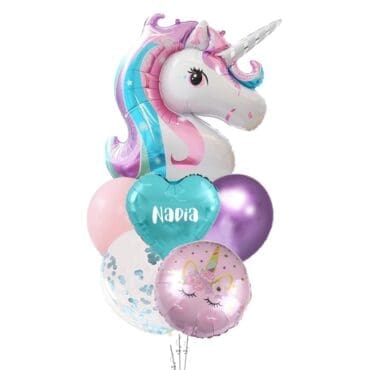 Starry Unicorn Balloon Bouquet