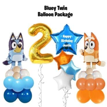 Twin Balloon Package - Bluey