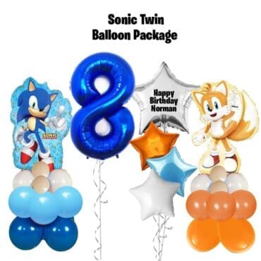 Twin Balloon Package - Sonic