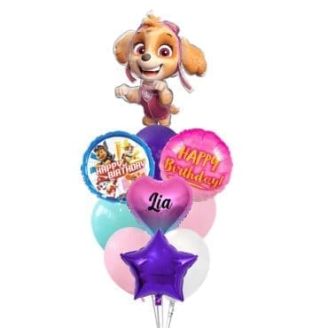 XL Skye Paw Patrol Balloon Bouquet