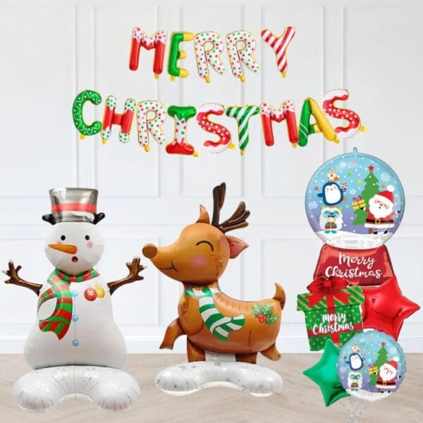 Christmas Snow Globe Balloon Package