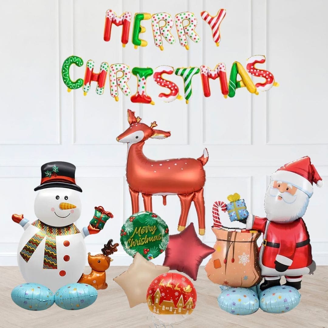 Santa Presents Balloon Package