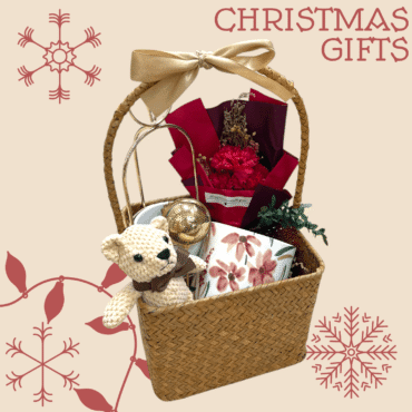Christmas Reds Basket Gift Set