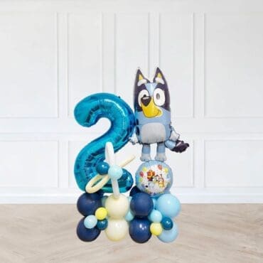 Bluey Digit Balloon Centerpiece