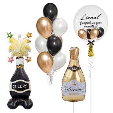 Congrats Cheers Bottle Mega Balloon Package