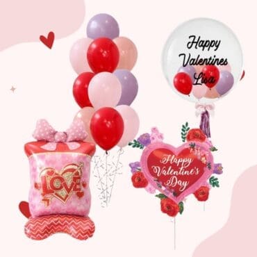 Love Present Balloon Package