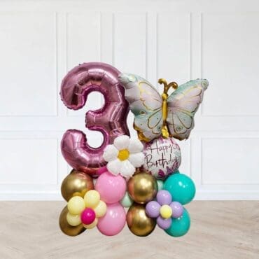 Splendid Grace Butterfly Digit Balloon Centerpiece