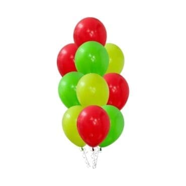 Watermelon themed helium balloon bouquet