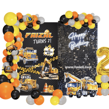 Shimmer Duplex Party Balloon backdrop