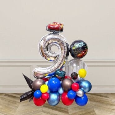 Disney Cars Mini Mcqueen Balloon Centerpiece