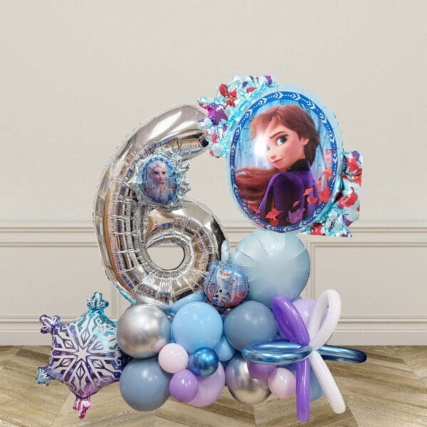 Disney Princess Frozen Elsa and Anna Balloon Centerpiece