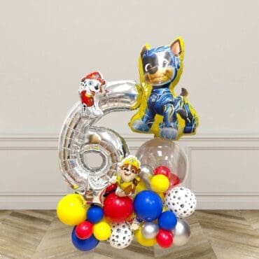 Paw patrol movie Space Chase Balloon Centerpiece