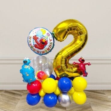 Sesame Street Mini Elmo and Cookie Monster Digit Centerpiece