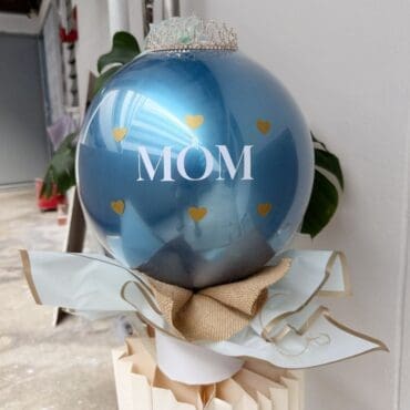 Mother's Day Money Pop Balloon Blue