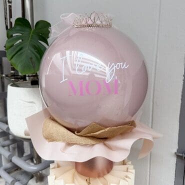 Mother's Day Money Pop Balloon Dusk Pink