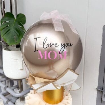 Mother's Day Money pop Balloon Gold