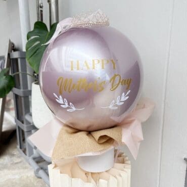 Mother's Day Money Pop Balloon Chrome Pink