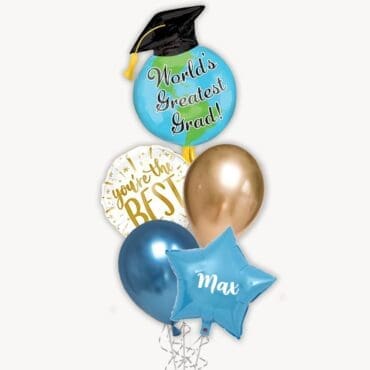 World Greatest Grad Balloon Bouquet