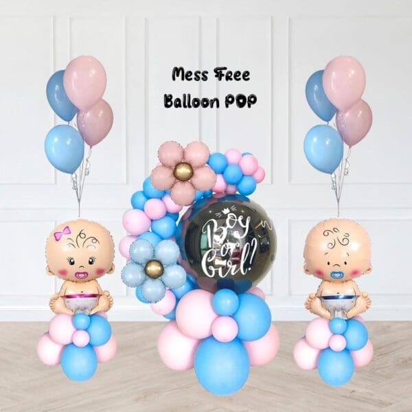 Spectacular Gender Reveal Magical Moments Mess Free Balloon Package